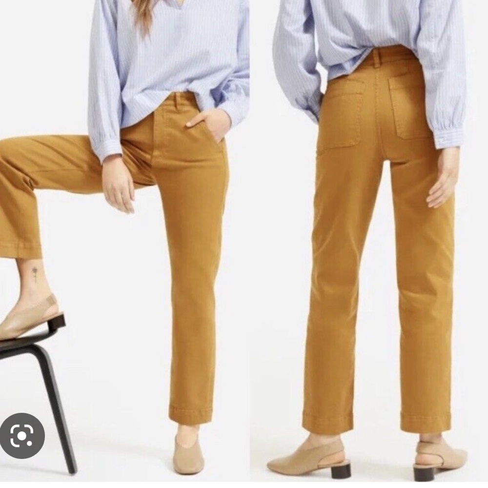 madewell classic straight pants